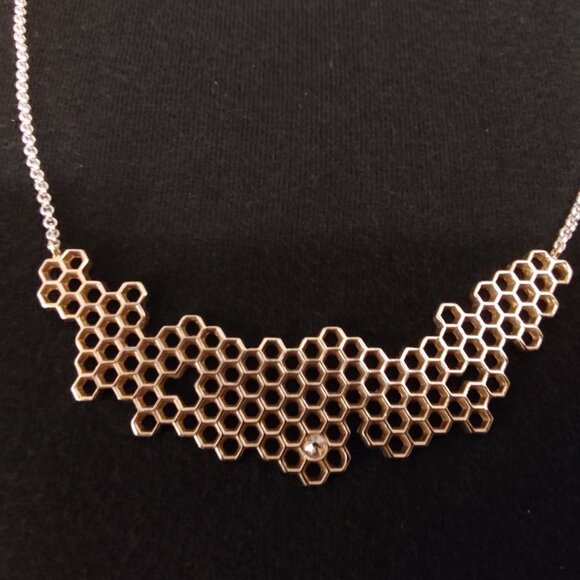 Mignon Faget Hive Collection Honeycomb Necklace - Picture 2 of 7